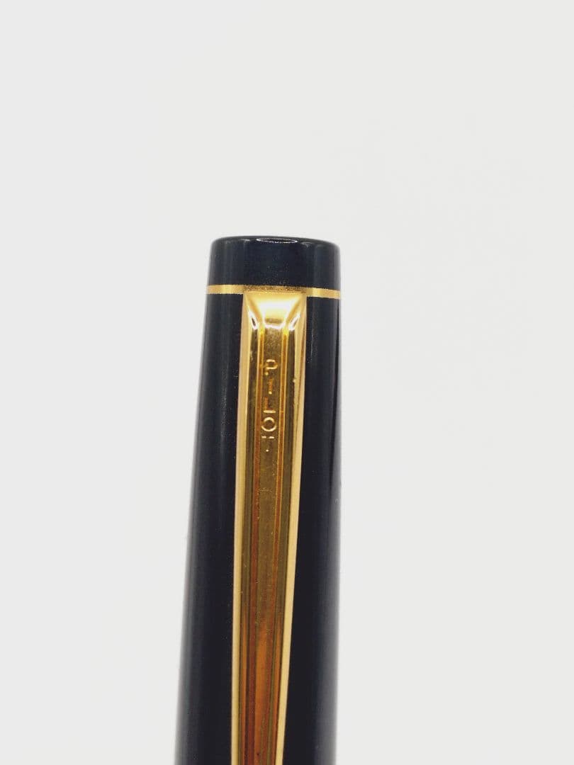 4-557 万年筆　パイロット　14K　585 ゴールド　ブラック　2本セット