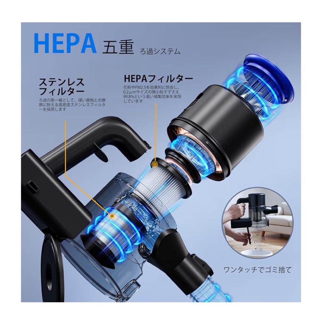 現品限り❣️ コードレス掃除機 掃除機 スティッククリーナー 軽量 超強力吸引