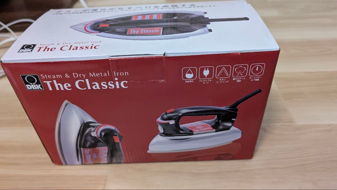 DBK スチーム&ドライアイロン The Classic