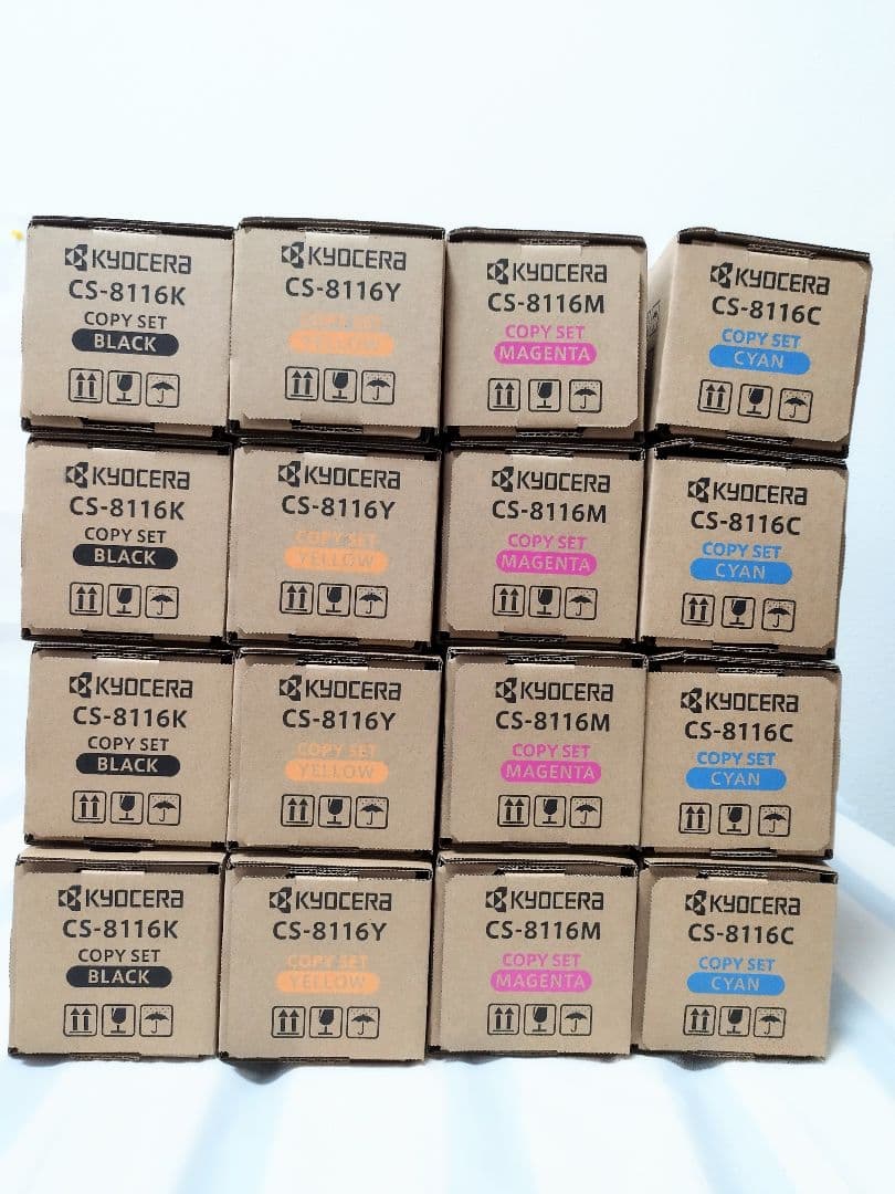 新品/未使用 京セラ 純正 CS-8116 4色 x 4