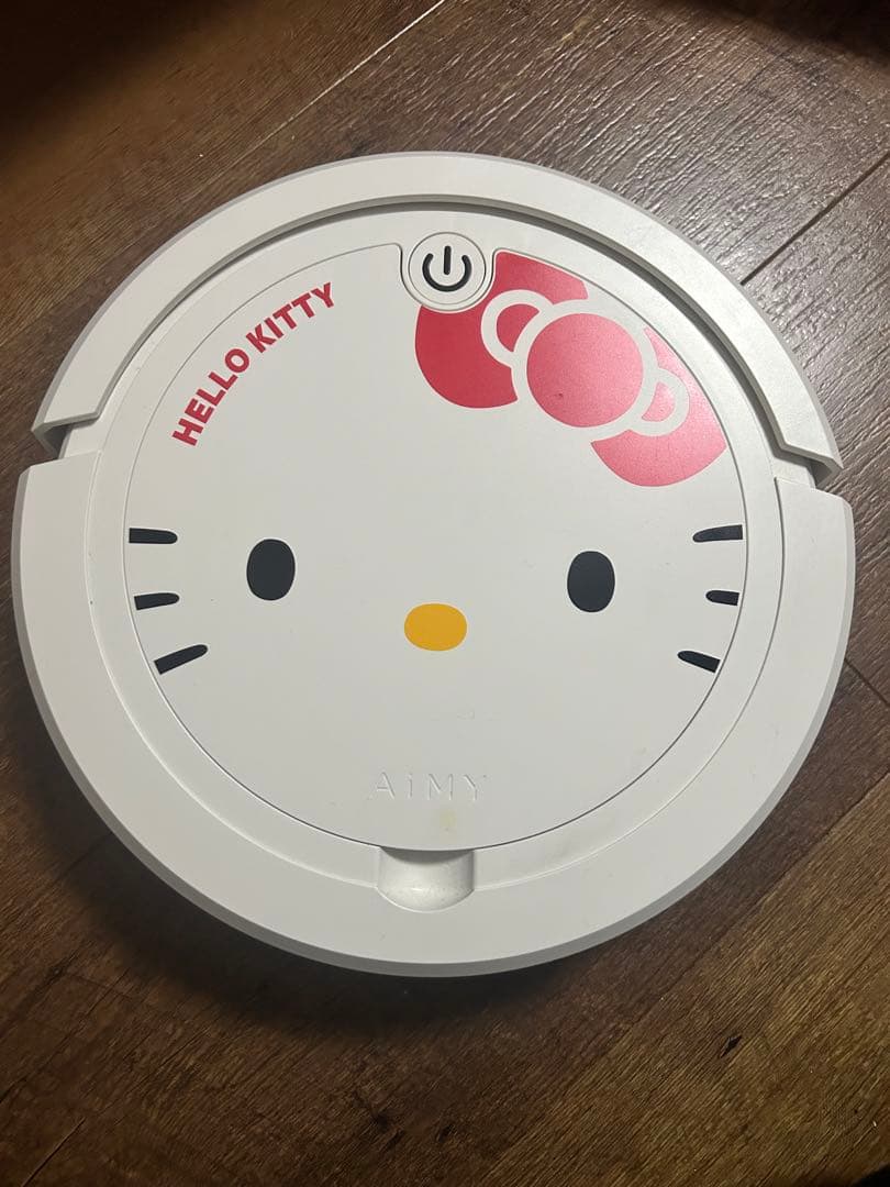 【ジャンク品・バッテリー切れ】ハローキティ ロボット掃除機 AIMY サンリオ
