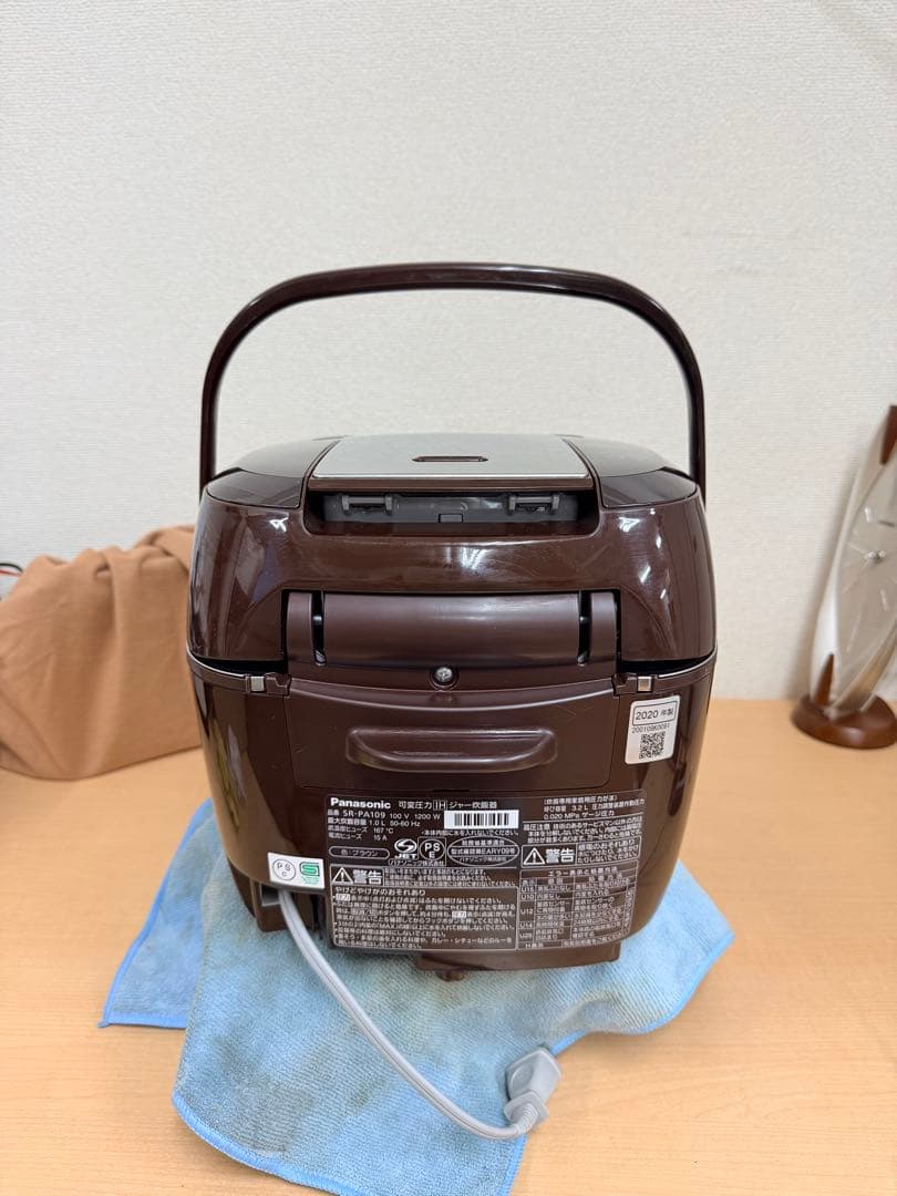 Panasonic SR-PA109 IH炊飯器 2020年製 5.5合